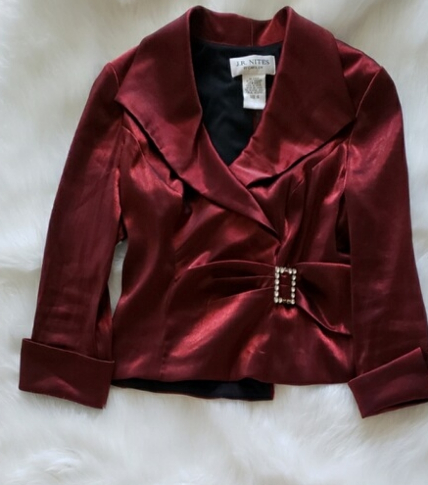 J.R. NITES RED SHIMMER JACKET